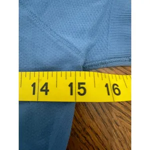Athleta Seamless T-Shirt Women Small Blue Gray Mesh Vent Short Sleeve Top thumbnail 3