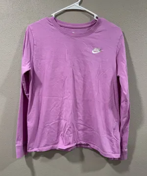 Nike Sportswear Club Long Sleeve in Pink thumbnail 1