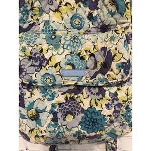 Vera Bradley Women's Quilted Blueberry Blooms Mini Backpack thumbnail 2