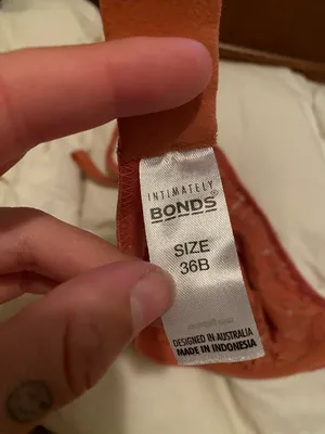Lace Bra️ Orange Size 36 B thumbnail 2