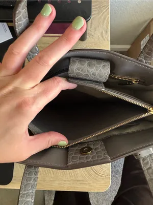 Tory Burch Walker Small Croc Embossed Satchel thumbnail 13