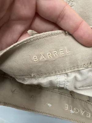 American Eagle Stretch Khaki Barrel Cargo Pants Size 6 Long thumbnail 6