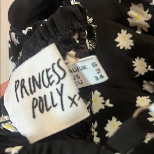 Princess Polly Adriana Mini Dress Smocked Back Daisies Floral Size 2 thumbnail 10