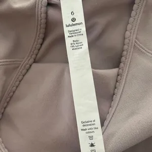 Lululemon Full Freedom Bodysuit Smoky Blush Nulu Low Back Seamless Size 6 thumbnail 5