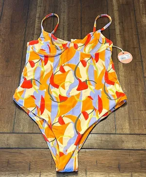 B. Swim One Piece “Fruit Cocktail” print NWT Size Small thumbnail 1