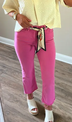 Hot pink jeans Size 25 thumbnail 1