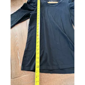 Pomander Place Puff Sleeve Top‎ Women Black XS thumbnail 4