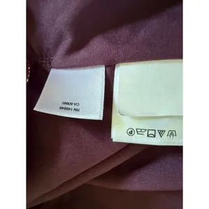Rachel Rachel Roy Floral Metallic‎ Pleated Caron Wrap Midi Dress 24W Burgundy thumbnail 11