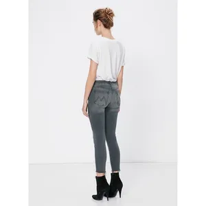 Mother The Looker Ankle Fray Grey Jeans Size 28 Distressed Last Chance Saloon thumbnail 15