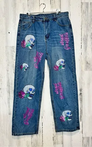 Jeans size XL Blue thumbnail 1