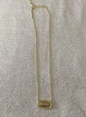 Kendra Scott Dollie Pendant Necklace, 14k Goldtone, NWT, $75 thumbnail 2
