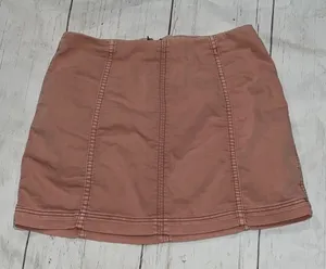 Free people pink short skirt thumbnail 1