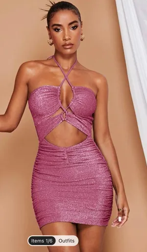 Sparkle Pink Cross Dress  thumbnail 1