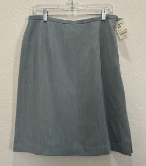 Nwt‎ Worthington soft classics "Melange" Blue skirt size 14 thumbnail 1