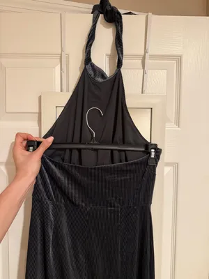 Velvet jumpsuit Gray Size M thumbnail 6
