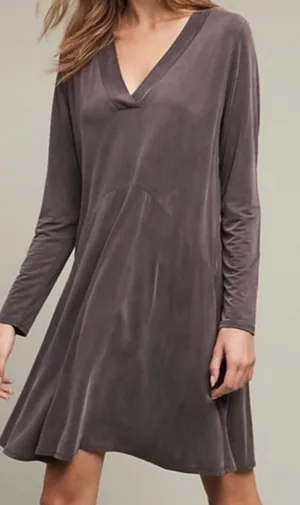 Anthropologie Dolan West Coast V-Neck Long Sleeve Swing Dress Medium thumbnail 1