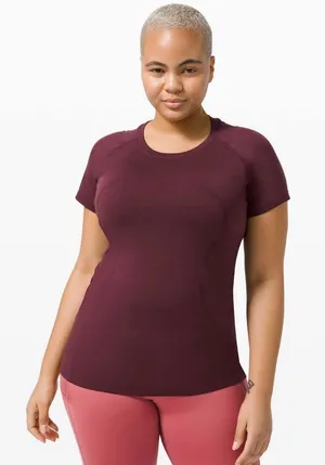 Lululemon NWT Swiftly Tech Short Sleeve 2.0 Hip Length Red Size 6 thumbnail 1