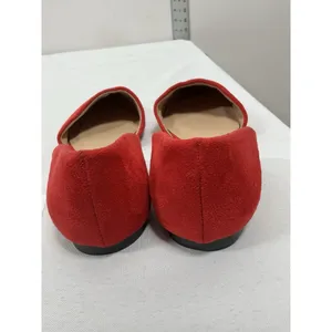 Womans New A New Day Slip On Flats Size 7 Red Side Cut Outs Pointed Toe thumbnail 4