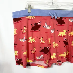 Nite Nite Disney Plus‎ Size 1X Pajama Set Off to Sleep We Go Lion King 1783 thumbnail 9