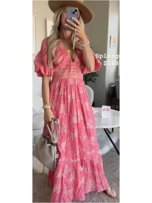 FREE PEOPLE Golden Hour Maxi in Electropop Combo Size Medium thumbnail 3