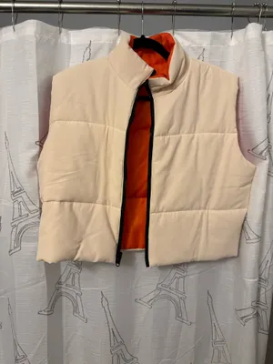 Puffy vest Tan Size L thumbnail 5