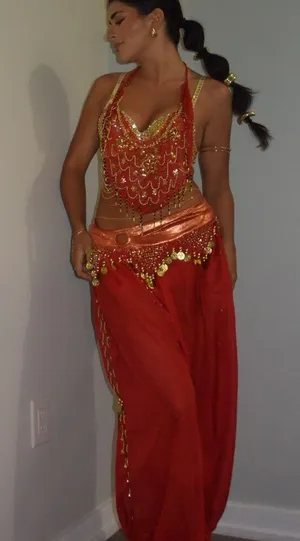 Princess Jasmine Red Costume thumbnail 2