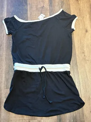 Free People Free-est My Favorite Mini Dress M Black White thumbnail 2