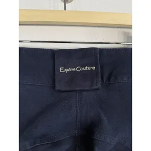 Equine Couture‎ Horse Riding Schooling Breech Navy Embroidered Women’s 30 Pants thumbnail 10