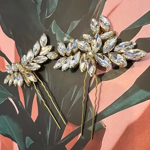 Jeweled Wedding hair Pins thumbnail 11