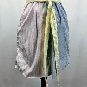 J.Crew Color Block Stripe Shirt Dress 4 S Sleeveless Pockets Belt Preppy Coastal thumbnail 5