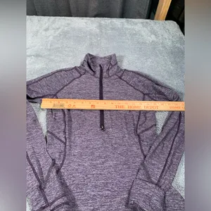 Lululemon athletica Purple Quarter-Zip Pullover 4 thumbnail 4