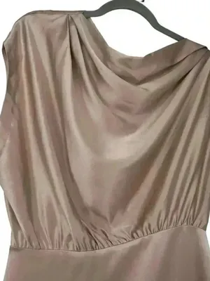 The Sei Silk One Shoulder Draped Mini Dress Pink 6 thumbnail 13