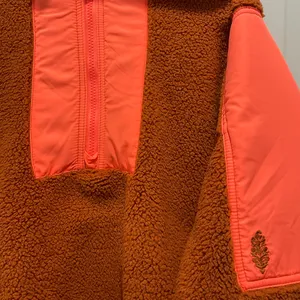 Free People FP Movement Lead the Pack Fleece Pullover Jacket Boho half zip coat thumbnail 7