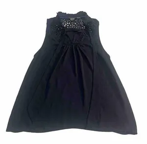 Maeve Sz 6 Navy Blue Laser Cut Tank Top Blouse Anthropologie thumbnail 1