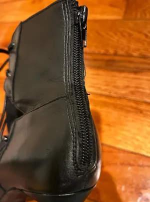 Nine West VTG Y2K Black suede/leather pointed toe with lace Ankle boots 7M thumbnail 18