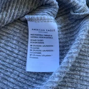 American Eagle Soft Grey Henley thumbnail 6