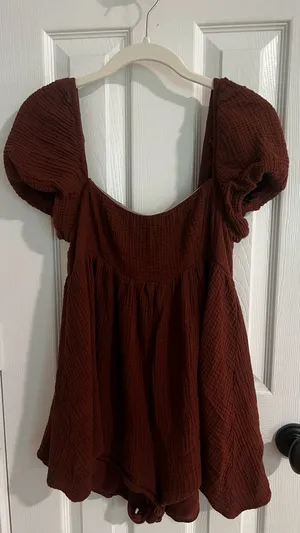 Princess Polly Brown Romper Lorna thumbnail 2