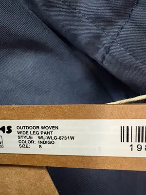 skims outdoor woven wide leg pant Color indigo thumbnail 4