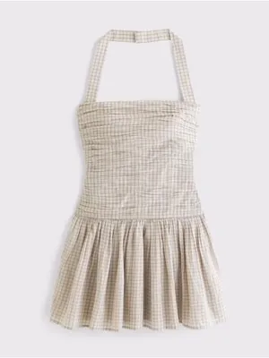 Abercrombie & Fitch Halter Plaid Mini Dress thumbnail 2