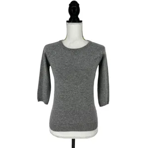 PURE Collection Cashmere Pullover 3/4‎ Sleeve Sweater thumbnail 2