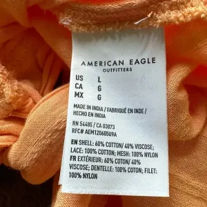 NWT American Eagle Puff Sleeve Tie Front Blouse Large thumbnail 6