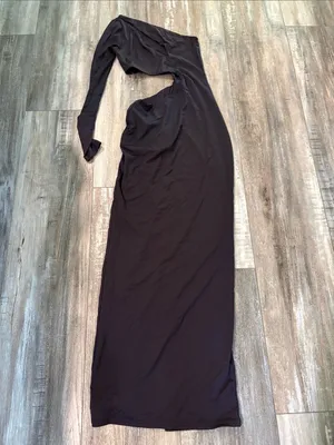 Meshki Joyce Black One Shoulder Sexy Bodycon size small thumbnail 4