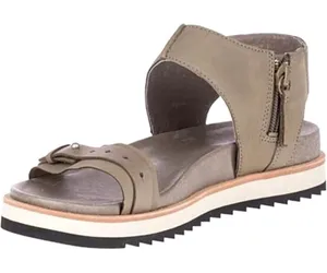 Merrell Juno Mid Zip Nubuck Leather Sandals Taupe Women's 8 thumbnail 1
