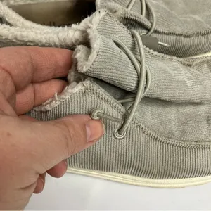 Hey‎ Dude Wendy loafers in gray corduroy size 10 thumbnail 2