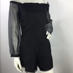 Dazy Silk Romper Black Sz XS thumbnail 9