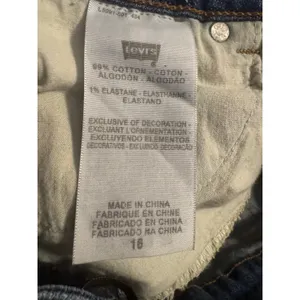 Levis 526 Slender Straight Jeans‎ Womens 16 Blue Medium Wash Denim Stretch Pants thumbnail 6
