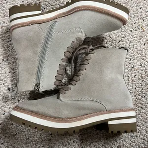 Kaanas Women's Lace Up Boots - Gray and Brown thumbnail 3