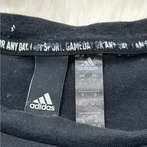 Adidas Black and White Logo Short Sleeve T-Shirt thumbnail 6