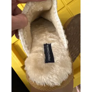 French Connection Chunky Women's Slippers Slip On Platform Brown Size 9/10 thumbnail 4