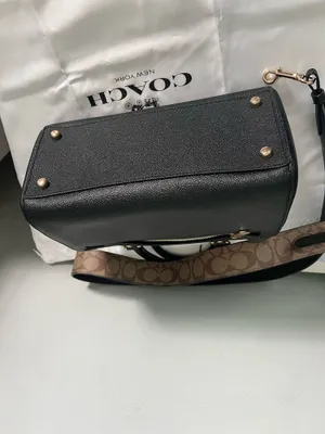Coach Rowan Satchel Bag With Signature Canvas Detail And Wallet thumbnail 5